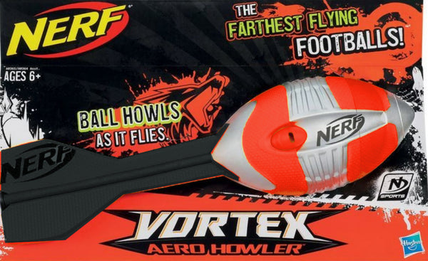 NERF Sports Vortex Aero Howler - Werpbal - Long Distance Football met handgreep en fluitend geluid