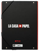 elastomap A4 karton rood/zwart