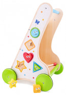 activiteiten loopwagen 32 x 32 x 49 cm hout