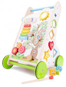 activiteiten loopwagen 32 x 32 x 49 cm hout
