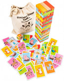 blokkentoren Jenga junior hout 4-delig