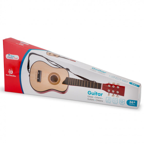 gitaar De Luxe junior 64 cm hout naturel 4-delig