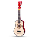 gitaar 60 cm junior hout naturel 4-delig
