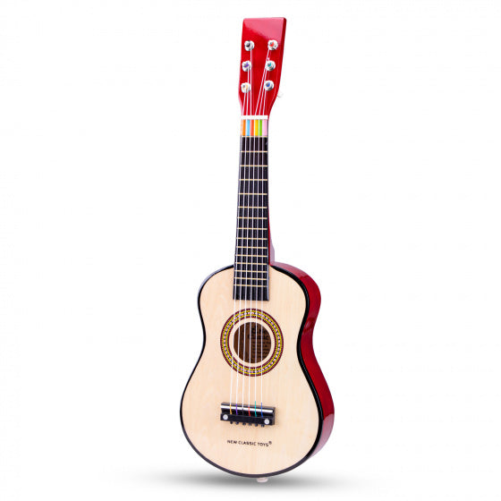 gitaar 60 cm junior hout naturel 4-delig