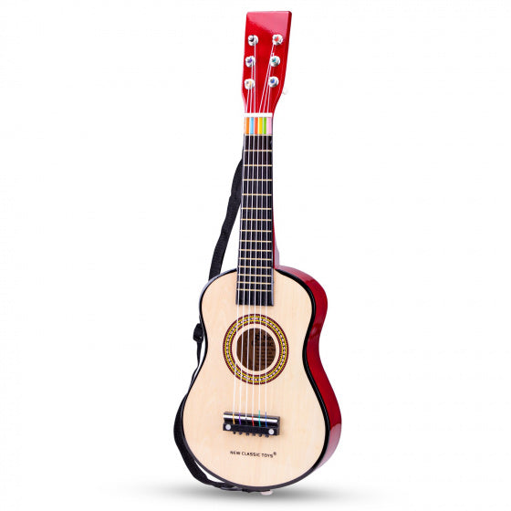 gitaar 60 cm junior hout naturel 4-delig