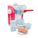 koffiezetter junior 19 cm hout rood 5-delig