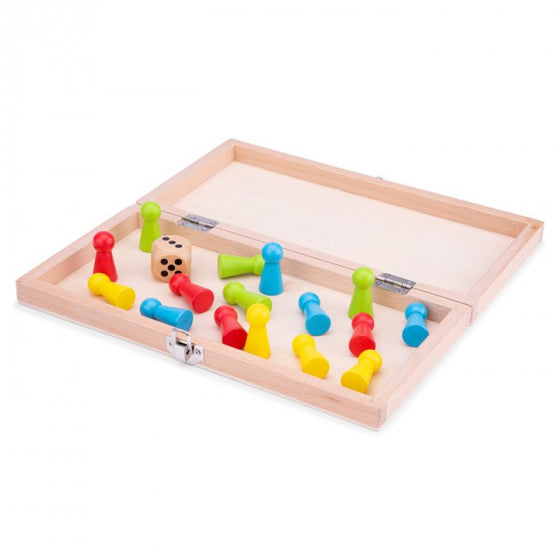 ludo junior 26 cm hout 21-delig