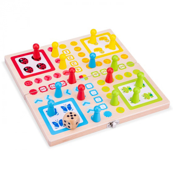 ludo junior 26 cm hout 21-delig