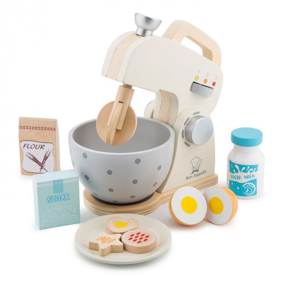 mixerset junior 20,8 x 18,2 cm hout bruin 7-delig