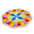 octagon puzzel junior 29,5 cm hout 73-delig