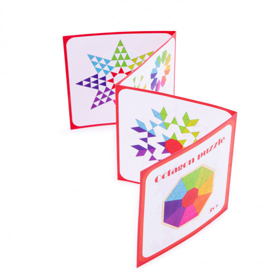 octagon puzzel junior 29,5 cm hout 73-delig