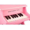 piano 18 toetsen junior 32,5 cm hout roze