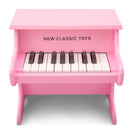 piano 18 toetsen junior 32,5 cm hout roze