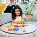 blokkenpuzzel Geometrisch junior hout 16 stukjes