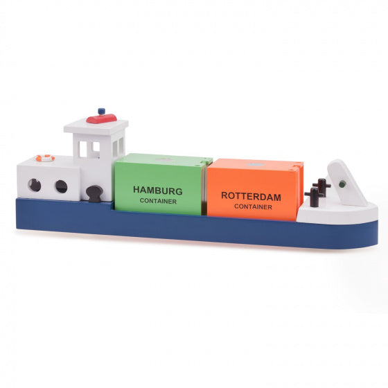 rijnaak Havenlijn 49,5 cm hout blauw 3-delig