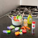 salade set junior hout 36-delig