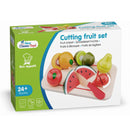 snijset fruit junior 24 cm hout 8-delig