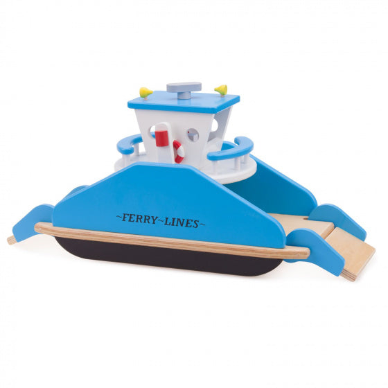 veerboot Havenlijn junior 44 cm hout blauw