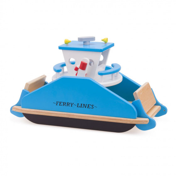 veerboot Havenlijn junior 44 cm hout blauw