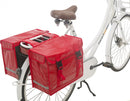 Dubbele fietstas NewLooxs Bisonyl 46 liter 39 x 18 x 33 cm (x2) - rood