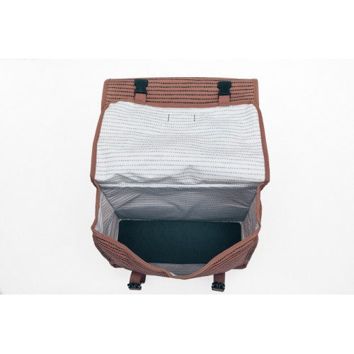 Dubbele fietstas New Looxs Fiori Double 30 liter 37 x 33 x 12,5 cm (x2) - nomi red