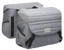 dubbele fietstas Mondi Joy polyester 38 liter grijs