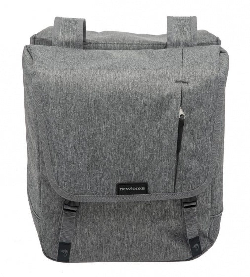 Dubbele fietstas New Looxs Nova Double 32 liter 35 x 35 x 15 cm (2x) - grijs