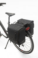 Dubbele fietstas New Looxs Nova Double Racktime 32 liter 35 x 35 x 15 cm (2x) - zwart