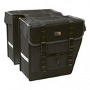Dubbele fietstas New Looxs Superior Maxi 42 liter 36 x 32 x 18 cm - zwart