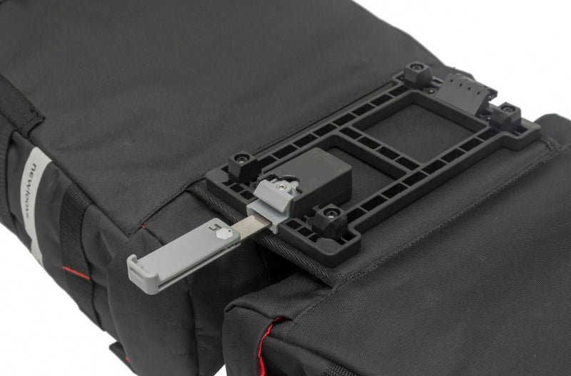 Dubbele fietstas New Looxs Vigo Double MIK 37 liter 31 x 40 x 15 cm (2x) - zwart