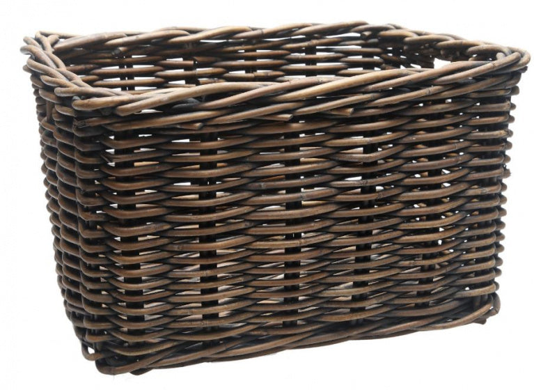 Rotan fietsmand New Looxs Brisbane Medium 23 liter 39 x 27 x 22 cm - bruin