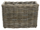 fietmand Brisbane 23 liter 39 x 27 cm rotan grijs