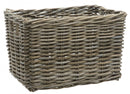 fietmand Brisbane 23 liter 39 x 27 cm rotan grijs