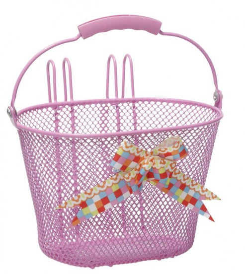 Kinderfietsmand New Looxs Astri Girls 8 liter 26 x 17 x 17,5 cm - arabella pink