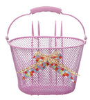Kinderfietsmand New Looxs Astri Girls 8 liter 26 x 17 x 17,5 cm - arabella pink