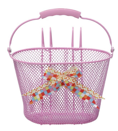 Kinderfietsmand New Looxs Astri Girls 8 liter 26 x 17 x 17,5 cm - arabella pink