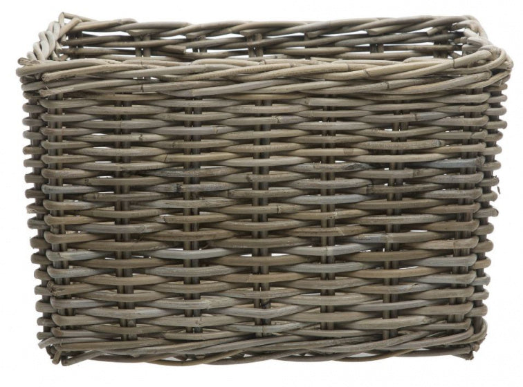 Rotan fietsmand New Looxs Brisbane Large 39 liter 46 x 33 x 26 cm - grijs