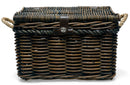 fietsmand Melbourne 45 liter 45 x 33 cm rotan  bruin