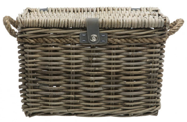Rotan fietsmand New Looxs Melbourne Large 45 liter 45 x 33 x 31 cm - bruin