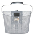 Fietsmand New Looxs Toscane Smartlock 19 liter 34 x 25 x 25 cm - zilver