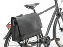 Fietstas New Looxs Fellini 18 liter 40 x 15 x 32 cm - gemaakt van luxe leder - zwart