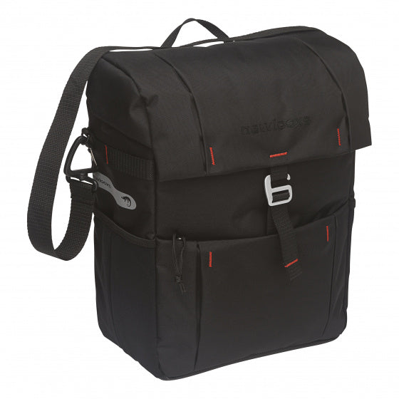 Fietstas New Looxs Vigo Single 18,5 liter 31 x 40 x 15 cm - zwart