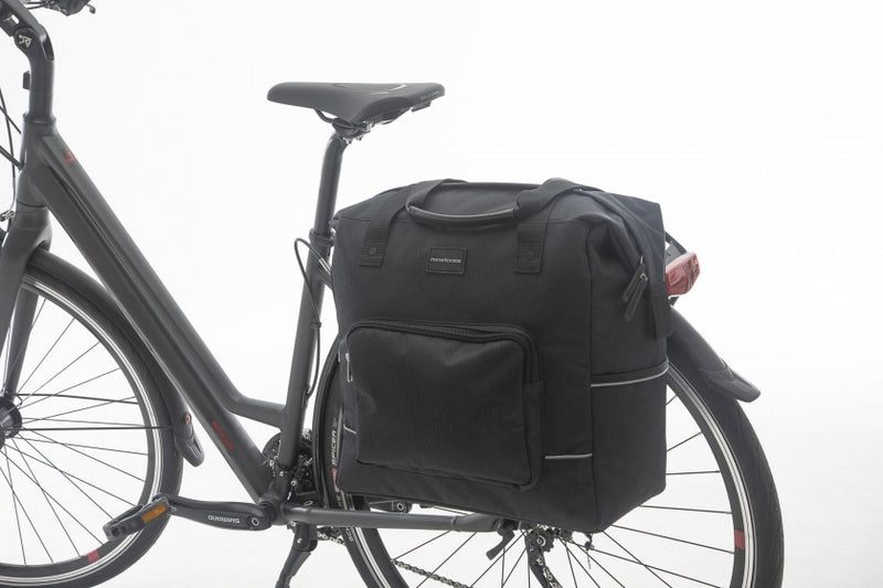 Fietstas New Looxs Camella 24,5 liter 36 x 36 x 19 cm - zwart