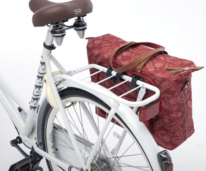 Enkele fietstas New Looxs Tendo 21 liter 34 x 18 x 44 cm - forest red