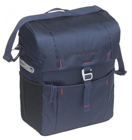 Fietstas New Looxs Vigo Single 18,5 liter 31 x 40 x 15 cm - blauw