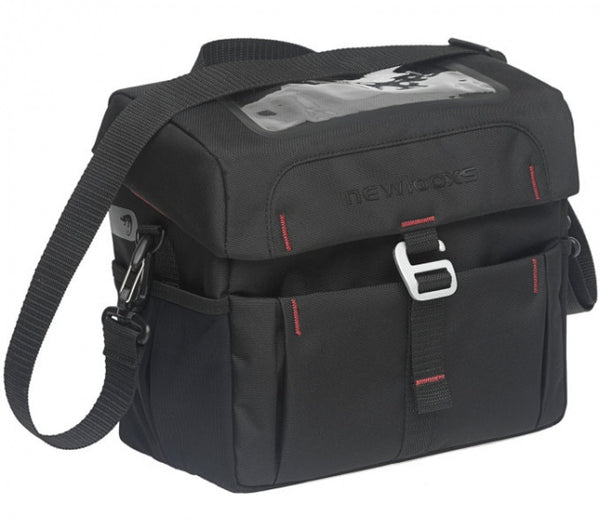 Stuurtas New Looxs Vigo Handlebar bag Klickfix 8,5 liter 26 x 15 x 22 cm - zwart