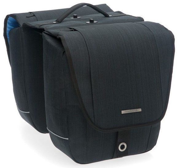 Dubbele tas New Looxs Avero Double Detachable 25 liter 32 x 33 x 13 cm (2x) - zwart