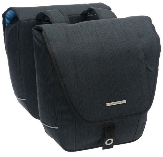 Dubbele tas New Looxs Avero Double 25 liter 32 x 33 x 13 cm (x2) - zwart
