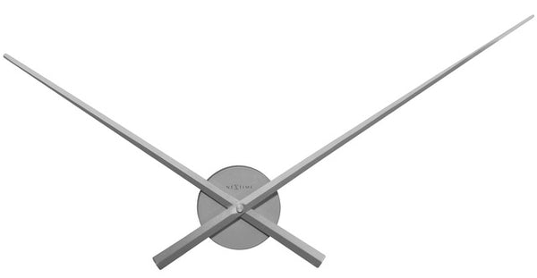 NeXtime NE-3118ZI Wandklok Dia. 70 Cm, Zilver, &#039;Hands&#039;