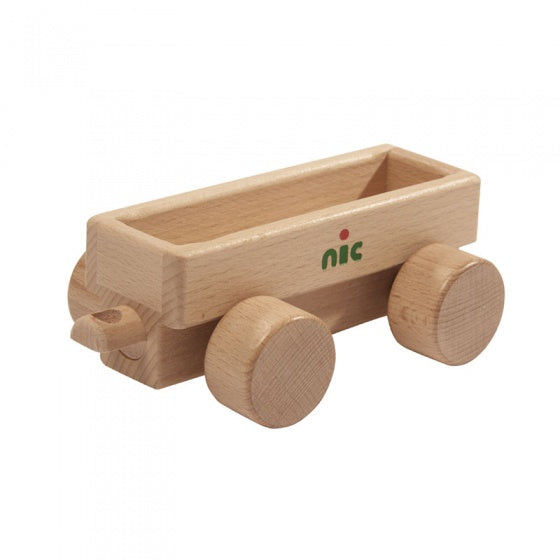 aanhanger zonder voertuig 16 cm blank hout